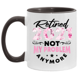 Retirement gifts for women 2021 Cute Flowers Retired 2021 T-Shirt AM11OZ 11 oz. Accent Mug