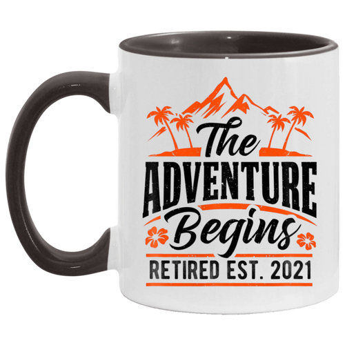 Retirement Travel Gift for 2021 Retirement B09BW5M749 AM11OZ 11 oz. Accent Mug
