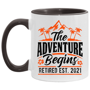Retirement Travel Gift for 2021 Retirement B09BW5M749 AM11OZ 11 oz. Accent Mug