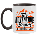 Retirement Travel Gift for 2021 Retirement B09BW5M749 AM11OZ 11 oz. Accent Mug