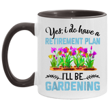 Love to Garden Retirement Plan Gardening Gardener Gift T-Shirt AM11OZ 11 oz. Accent Mug