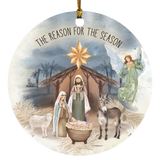 the reason for the season SUBORNC Circle Ornament