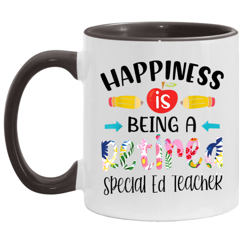 Retired Special Ed Teacher Shirt Funny Retirement Gift B08HK5HBLS AM11OZ 11 oz. Accent Mug