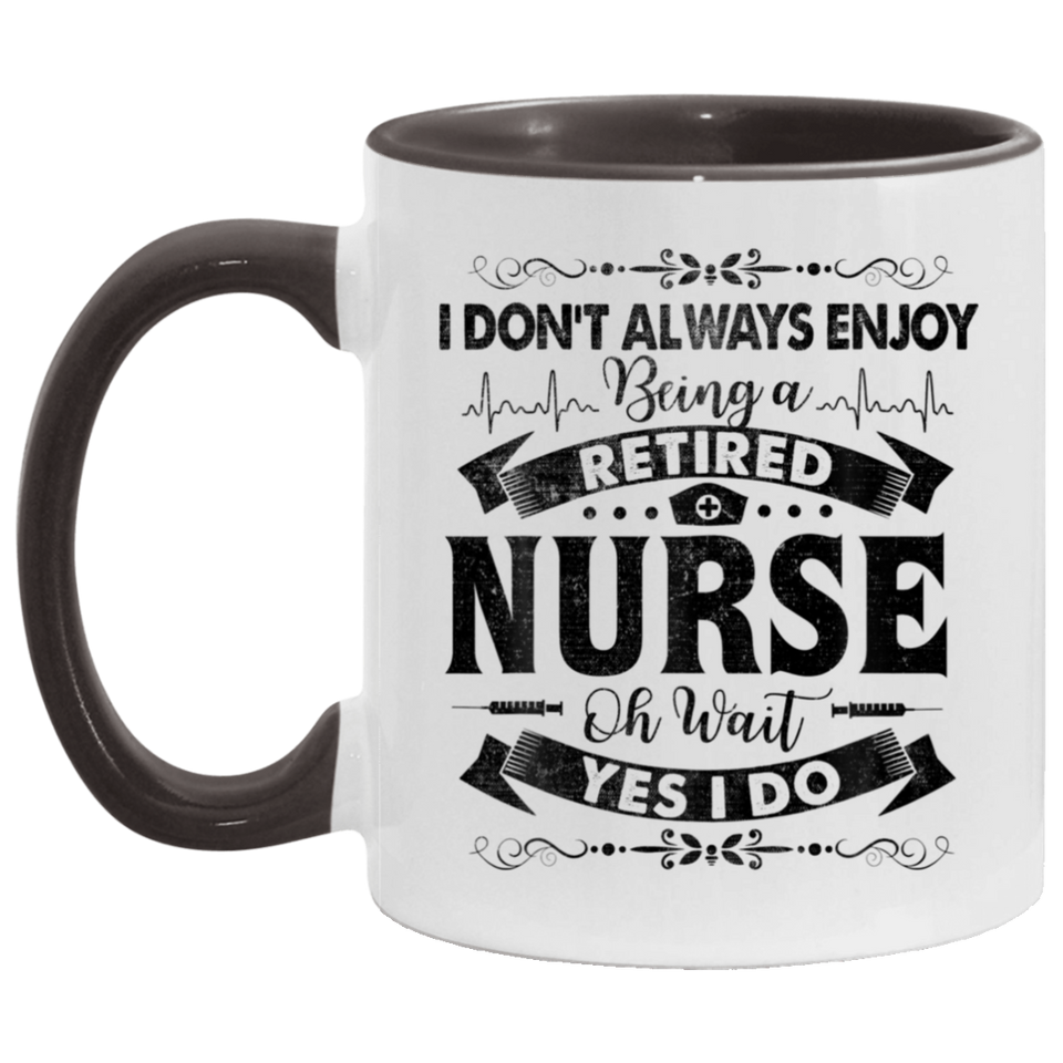 RN Retirement Retired Nurse T Shirt Gifts for Mom Grandma T-Shirt AM11OZ 11 oz. Accent Mug