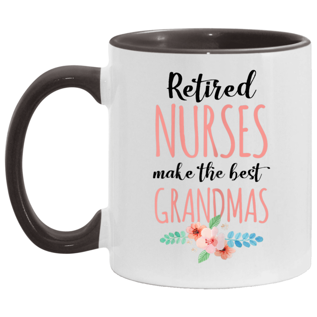 Womens Retired Nurse Nursing Retirements Gift for Grandmas T-Shirt AM11OZ 11 oz. Accent Mug