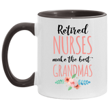 Womens Retired Nurse Nursing Retirements Gift for Grandmas T-Shirt AM11OZ 11 oz. Accent Mug