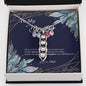 To My Daughter, Love Dad - White Gold Necklace Tessttt